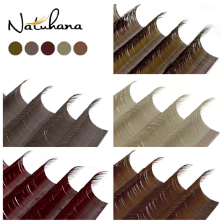 ขนตาปลอม แบบนิ่ม สีธรรมชาติ สําหรับต่อขนตา