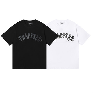 ใหม่ Trapstar เสื้อยืดลําลอง แขนสั้น ลายพราง สําหรับผู้ชาย ผู้หญิง