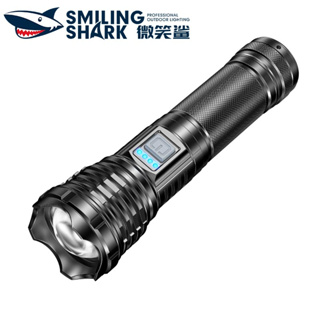 Smilingshark SD5000 ไฟฉาย LED M80 6000lumens สว่างมาก ซูมได้ 3 โหมด Type-C กันน้ํา ชาร์จซ้ําได้ สําหรับตั้งแคมป์ เดินป่า