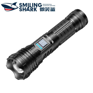 Smilingshark SD5222 ไฟฉาย led สว่างมาก M80 ซูมได้ 6000lm 4 โหมด Type-C กันน้ํา ชาร์จไฟได้ สําหรับตั้งแคมป์ เดินป่า