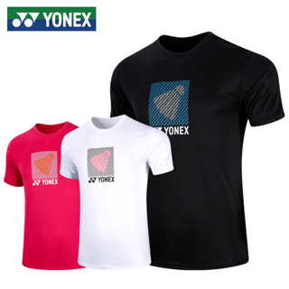 เสื้อกีฬาแขนสั้น ลายทีมแบดมินตัน New Yonex YY แบบแห้งเร็ว สําหรับผู้ชาย และผู้หญิง 2023