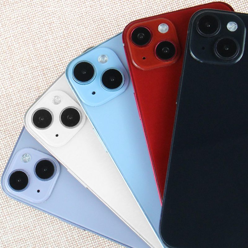 1:1 Non Working Dummy โทรศัพท์ปลอมจอแสดงผลของเล่นที่มีสีสันหน้าจอสําหรับ iPhone 14/iPhone 14 Plus