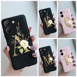 Vivo Y36 5G เคส นิ่ม TPU ซิลิโคน Vivo Y36 Y 36 VivoY36 เคสโทรศัพท์ แฟชั่น ตัวอักษรน่ารัก ฝาหลัง