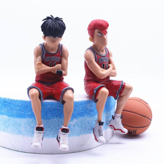 โมเดลฟิกเกอร์ PVC อนิเมะ Slam Dunk Sakuragi Hanamich Rukawa Kaede Basket Ball Slamdunk ขนาด 15 ซม. เหมาะกับของขวัญ ของเล่นสําหรับเด็ก