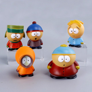 โมเดลฟิกเกอร์ Pvc รูปการ์ตูนอนิเมะ Southpark Actioon น่ารัก ขนาดเล็ก เหมาะกับของขวัญ สําหรับตกแต่งโต๊ะ ห้อง 5 ชิ้น ต่อชุด