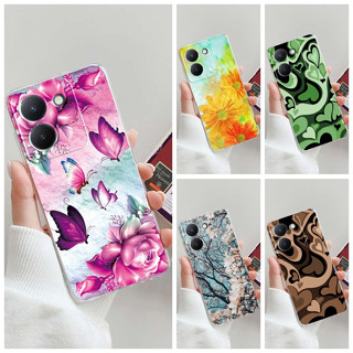 เคสโทรศัพท์มือถือ TPU แบบนิ่ม สีใส สําหรับ Vivo Y36 5G