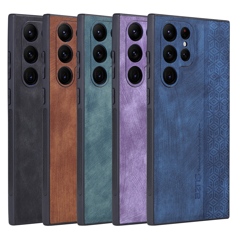 เคสโทรศัพท์มือถือ แบบบางพิเศษ ป้องกันกระแทก แฟชั่นนักธุรกิจ สําหรับ Samsung Galaxy S21 S22 S23 S24 Plus Ultra