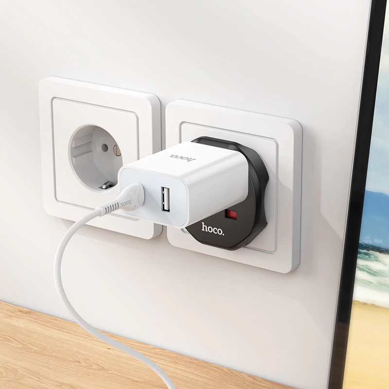 Hoco AC6 Universal ปลั๊กแปลง Travel Adaptor มัลติฟังก์ชั่น All-in-one ปลั๊กชาร์จ EU Wall Charger สําหรับสมาร์ทโฟน Universal thumbnail 8