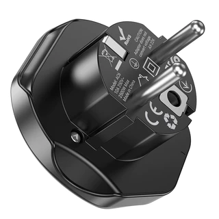 Hoco AC6 Universal ปลั๊กแปลง Travel Adaptor มัลติฟังก์ชั่น All-in-one ปลั๊กชาร์จ EU Wall Charger สําหรับสมาร์ทโฟน Universal