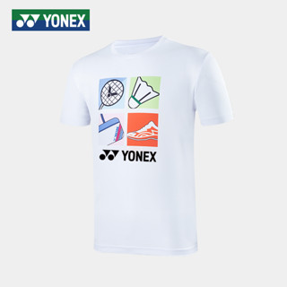 Yonex ใหม่ เสื้อกีฬาแขนสั้น ลายทีมแบดมินตัน กลุ่มเกาหลีใต้ สําหรับผู้หญิง และผู้ชาย 2023