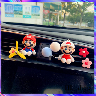 Hl Mario น้ําหอมปรับอากาศ อโรมา ตกแต่งภายในรถยนต์ การ์ตูน มาริโอ้