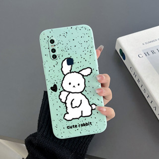 เคสโทรศัพท์มือถือ Tpu ขอบตรง ลายกระต่าย สําหรับ Vivo S1 Vivo S1 PRO Vivo V11 V11PRO Vivo 11i Vivo V21 4G 5G Vivo V21E 4G