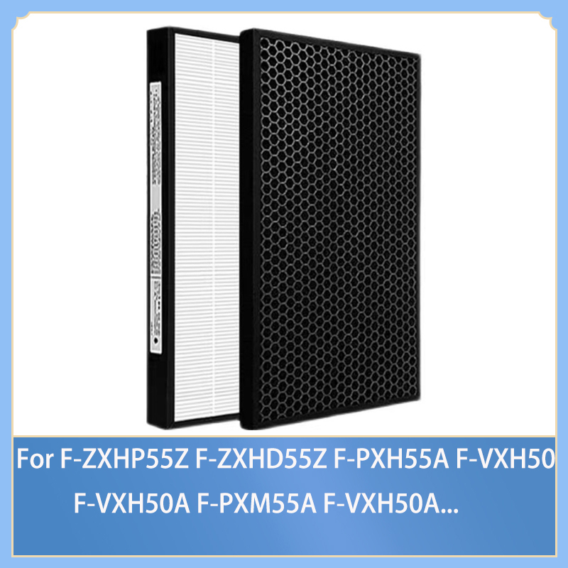 เครื่องฟอกอากาศเปิดใช้งานคาร์บอนกรองอุปกรณ์เสริมสําหรับ Panasonic F-ZXHP55Z F-ZXHD55Z F-PXH55A F-VXH