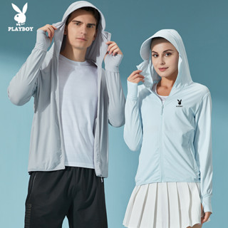 Playboy Womens UPF50+Couple Sun Protection Clothing UV Protection Sports Sun Protection Shirt