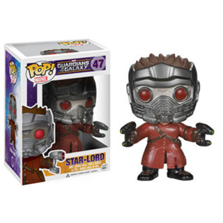 Funko POP! Guardians of the Galaxy GROOT (เรืองแสง) #49 STAR-LORD #ใหม่ ฟิกเกอร์ไวนิล 47 ชิ้น พร้อมกล่อง