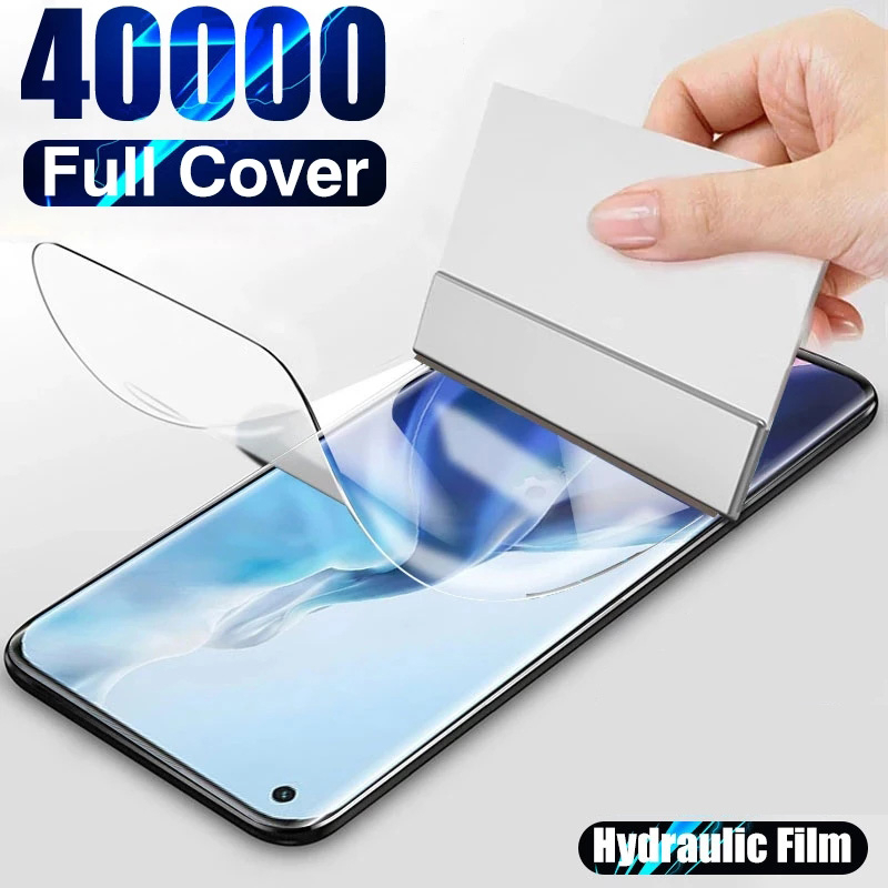 ฟิล์มไฮโดรเจล OPPO Reno 12 Pro 5G 12F 11 11F 10 + 8T 4G 8z 8 7 7z 6 6z 5 4 คลุมทั้งหมดปกป้องหน้าจอ
