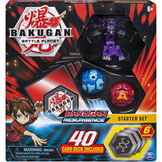 Bakugan, Battle Brawlers Starter Set with Transforming Creatures, Darkus Hydranoid ชุดสตาร์ทเตอร์แบรวเลอร์ Bakugan Battle Brawlers พร้อมสิ่งมีชีวิตเปลี่ยนแปลง Darkus Hydranoid