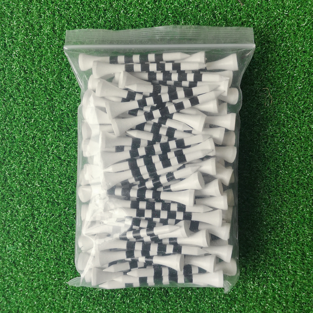 Professional Bamboo golf tees 100 ชิ้น/แพ็ค 5x แข็งแกร่งกว่าไม้ TEE สีแดงสีขาวฝึกเกม ball TEE สําหรับ Irons Drivers Hybrids ราคา ถูกที่สุด ดีลบีเคเค แกลเลอรีภาพที่ 9