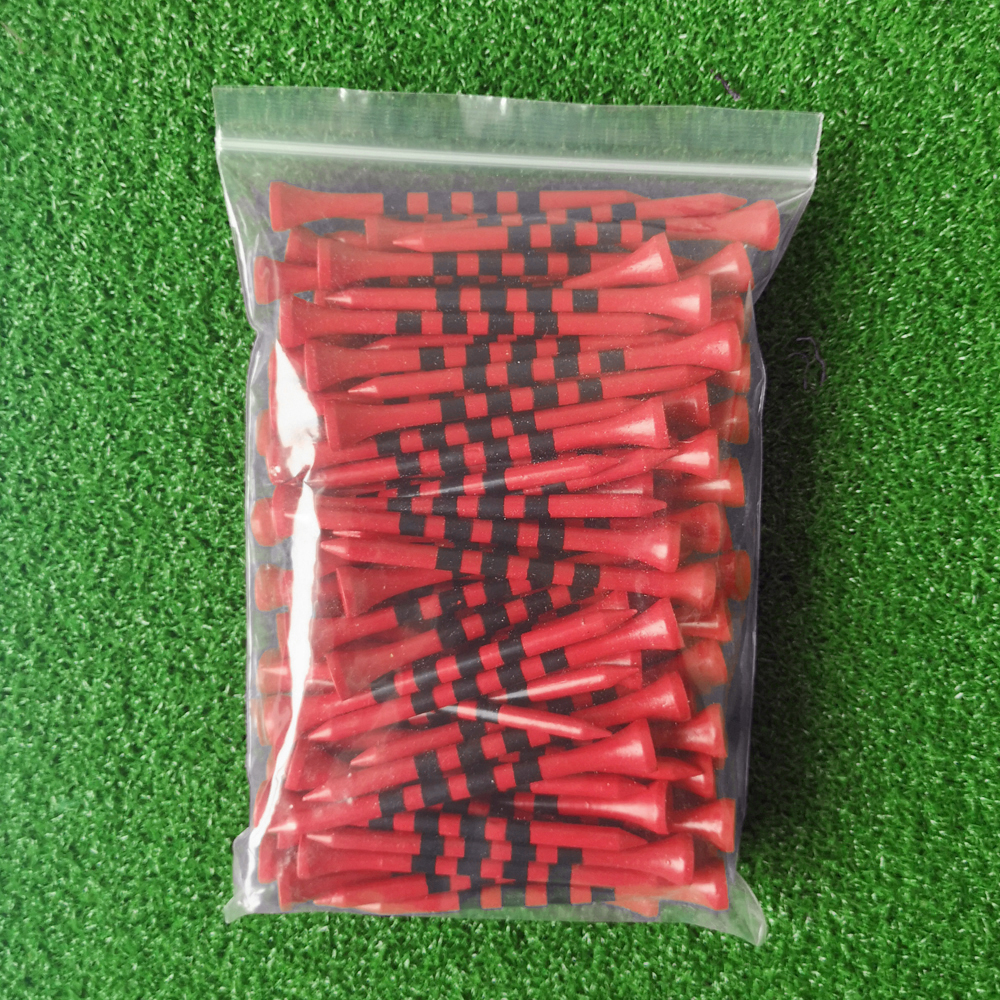 Professional Bamboo golf tees 100 ชิ้น/แพ็ค 5x แข็งแกร่งกว่าไม้ TEE สีแดงสีขาวฝึกเกม ball TEE สําหรับ Irons Drivers Hybrids ราคา ถูกที่สุด ดีลบีเคเค แกลเลอรีภาพที่ 8