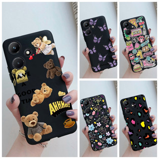 เคสโทรศัพท์มือถือซิลิโคน TPU แบบนิ่ม พิมพ์ลาย สีสันสดใส สําหรับ infinix Hot 30i X669 30i 30i NFC