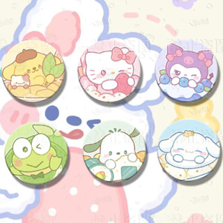 เข็มกลัดดีบุก ลายการ์ตูน Sanrio Stroke น่ารัก สําหรับติดตกแต่งบาร์ บาร์ สุนัข ชินนาม่อน พาช่า