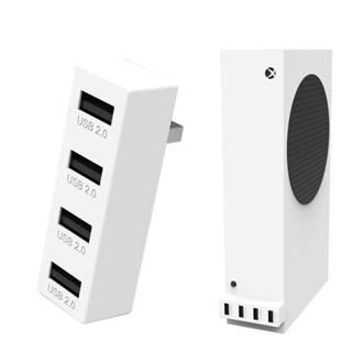 Goojodoq อะแดปเตอร์ฮับ USB 2.0 4 พอร์ต ความเร็วสูง สําหรับคอนโซล Xbox Series S Xbox Series S