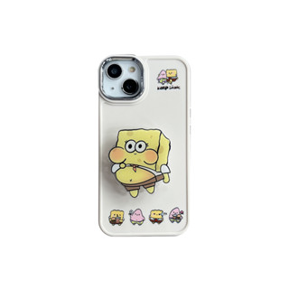 เคสโทรศัพท์มือถือ กันกระแทก ลายการ์ตูน Sponge Bob น่ารัก แฟชั่น สําหรับ iPhone 14Promax 14Pro 14 13Promax 13Pro 13 12 11