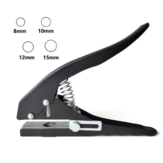 เครื่องเจาะรูกระดาษ PVC ทรงกลม ขนาด 8 มม. 10 มม. 12 มม. 15 ม…