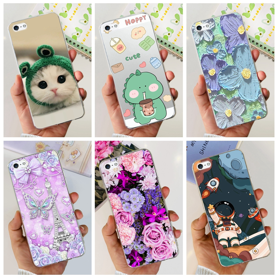 เคสซิลิโคนนิ่ม สําหรับ iphone 4 4s 5 5s se 2016