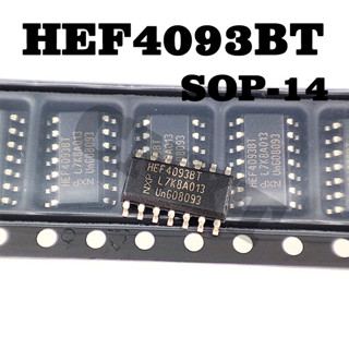 10 ชิ้น HEF4093BT SOP-14 HEF4093 4093BT ชิปลอจิก