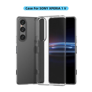 สําหรับ Sony Xperia 1 10 Mark V เคสใส บางเฉียบ เคสโทรศัพท์ TPU แบบนิ่ม