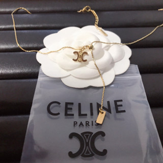 Celine11.8 สร้อยคอไทเทเนียมเหล็ก สไตล์ใหม่ สําหรับผู้หญิง103306