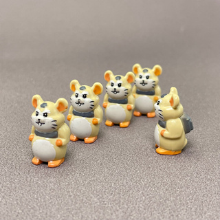 บล็อกตัวต่อเลโก้ รูปหนูแฮมสเตอร์ MOC Pet ow015 DIY 5 ชิ้น ต่อชุด