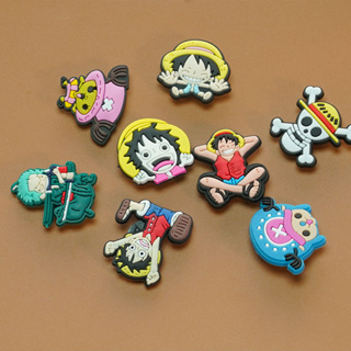 พร้อมส่ง กระดุมติดรองเท้า Croc Jibz Pins ONE PIECE หลากสีสัน DIY