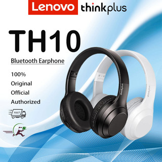 Lenovo TH10 หูฟังบลูทูธไร้สาย 9D Hifi ตัดเสียงรบกวน พร้อมหลายโหมด สําหรับ Android / ios