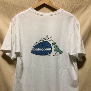 เสื้อยืดแขนสั้น ผ้าฝ้าย พิมพ์ลาย Patagonia Conch สําหรับผู้ชาย