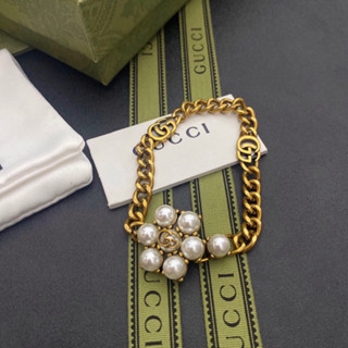 Gucci สร้อยข้อมือ สีทอง แฟชั่นสําหรับผู้หญิง101695