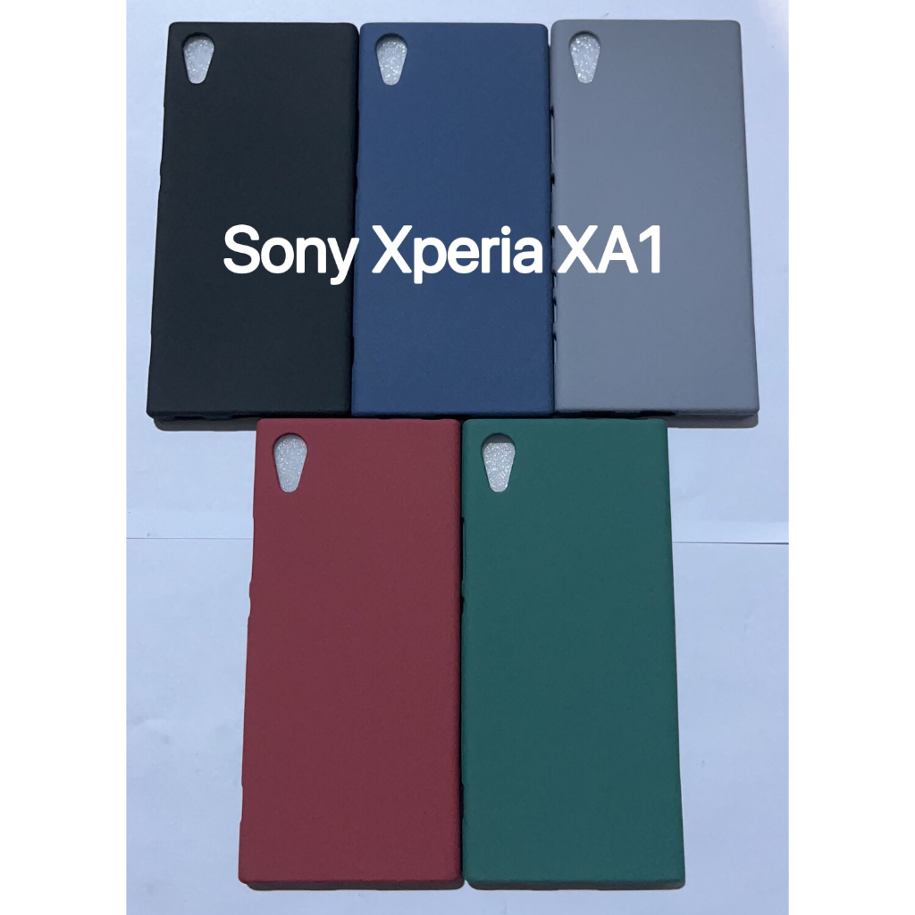เคสโทรศัพท์มือถือ TPU แบบนิ่ม สีพื้น สําหรับ Sony Xperia XA XA1 XA2 XA1 Ultra XA2 Ultra