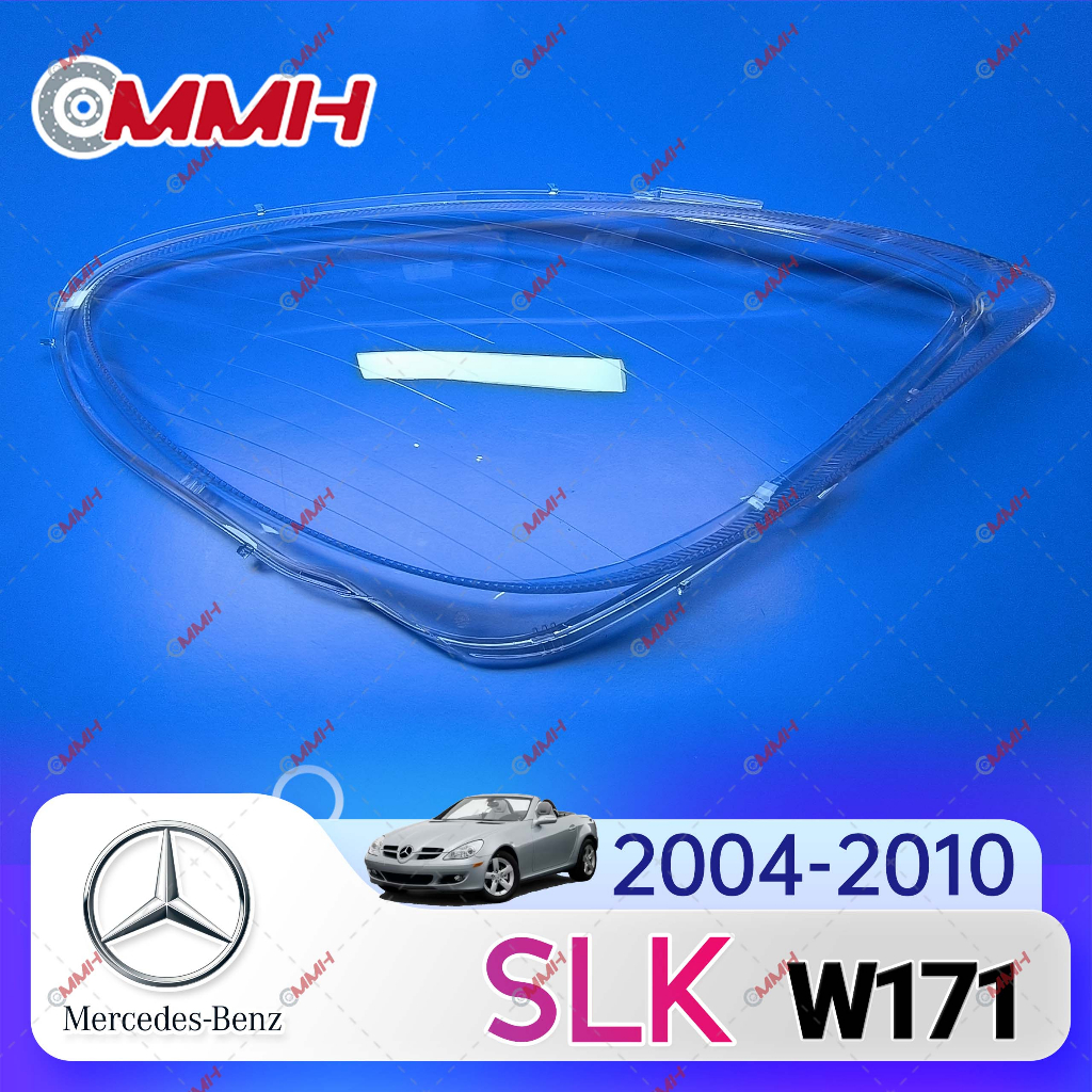 Mercedes Benz SLK ไฟหน้า W171 ไฟหน้า 04 05 06 07 08 09 10 SLK280 SLK300 SLK350 ไฟหน้าฝาครอบไฟหน้าฝาครอบโคมไฟหัวหมวกฝาครอบไฟ lampu depan ไฟหน้าเลนส์