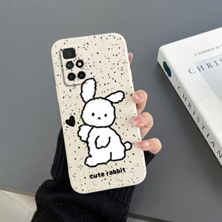 เคสโทรศัพท์มือถือ Tpu ขอบตรง ลายกระต่าย สําหรับ redmi 10 Prime+ redmi 10 2022 redmi 9T redmi 5plus redmi note5 redmi k50 k50 pro