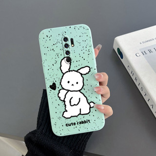 เคสโทรศัพท์มือถือ Tpu ขอบตรง ลายกระต่าย สําหรับ Xiaomi poco M4pro 4G Xiaomi poco c40 Xiaomi 6A Xiaomi 11 lite redmi k50 k50 pro