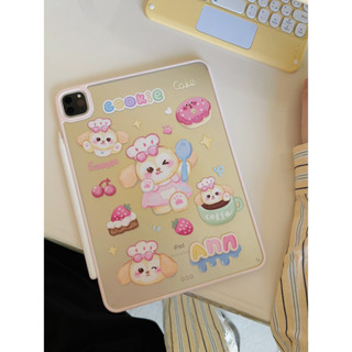 เคสอะคริลิค ลายการ์ตูนสัตว์ ขนาดเล็ก สําหรับ iPad Pro 11 2020 iPad Air 4 Air 5 2022 iPad Mini 6 2021 9th 8th 10.2 นิ้ว 2020