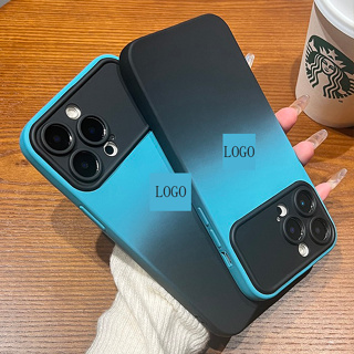 【TPU soft case/Gradient color/Cyan】เคส compatible for iPhone 11 12 13 14 pro max case