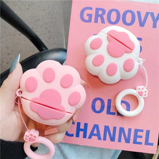 เคสหูฟังซิลิโคน กันตก ลายการ์ตูนกรงเล็บแมวน่ารัก สําหรับ AirPods 1 2 3 Pro