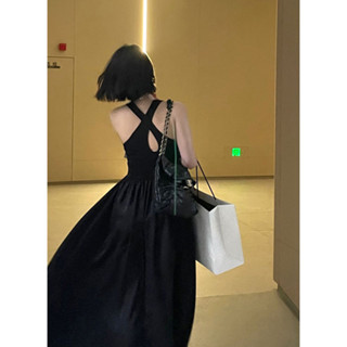 【JMWOMEN】ชุดเดรสกระโปรงยาว คอยู ขนาดใหญ่ สําหรับสตรี