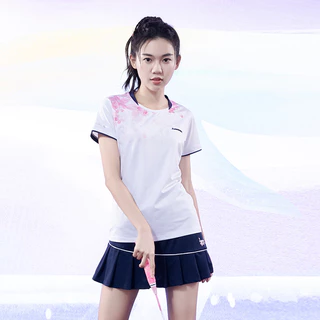 KAWASAKI คาวาซากิผู้หญิงแบดมินตันเทนนิส Pickleball Blossom ชุดกีฬาสบายๆกีฬากระโปรงสั้นชุด K1C02-A2948&K1C09-A2762