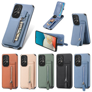 เคสโทรศัพท์หนัง ฝาพับ พร้อมช่องใส่บัตร มีซิป สําหรับ OPPO Reno 9 Pro Plus 7 5 5F 6Z 5Z Reno6 Reno5 F Z 4G 5G