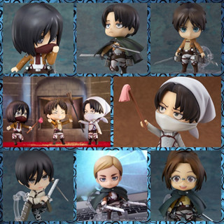 Final chapte Nendoroid 1123 Hange Zoe Attack on Titan 390# โมเดลฟิกเกอร์ อนิเมะ Levi Change Face Articulado ของเล่นสําหรับเด็ก