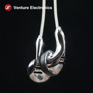 Venture Electronics Monk Sm หูฟังอินเอียร์ แบบโลหะ หัวแบน ไฮไฟ