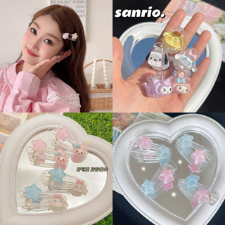 SANRIO กิ๊บติดผมพลาสติก ลายการ์ตูน Melody สีชมพู น่ารัก สําหรับเด็กผู้หญิง